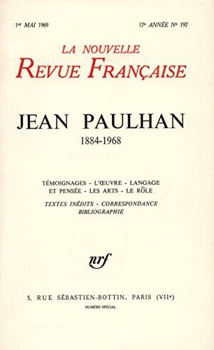 LA N.R.F. MAI 1969 JEAN PAULHAN, de Collectifs | portada del libro