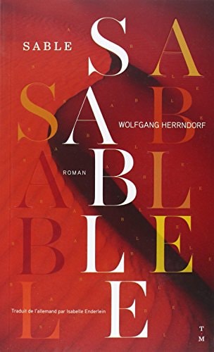 SABLE, de Wolfgang Herrndorf | portada del libro