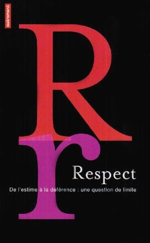 RESPECT, de Catherine Audard | portada del libro