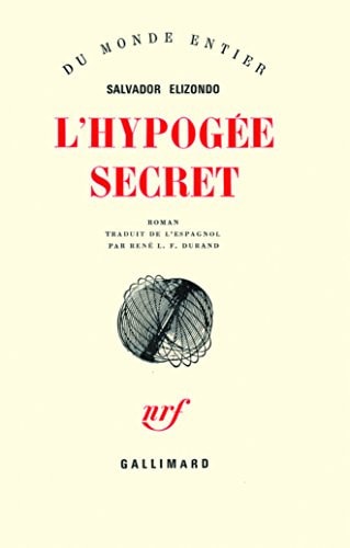 L'HYPOGEE SECRET, de Salvador Elizondo | portada del libro