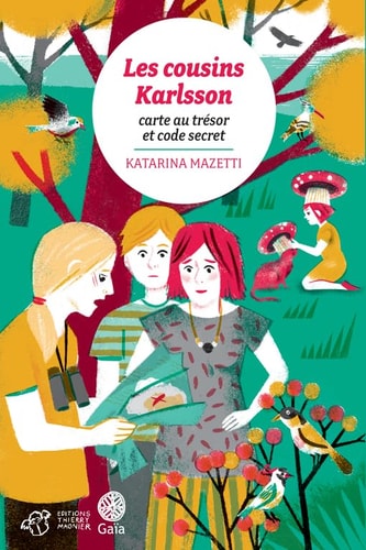 LES COUSINS KARLSSON TOME 7 CARTE AU TRESOR ET CODE SECRET, de Katarina Mazetti | portada del libro