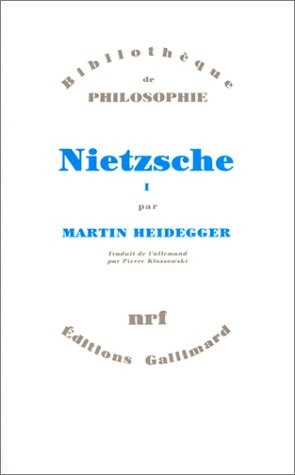 NIETZSCHE T1, de Martin Heidegger | portada del libro