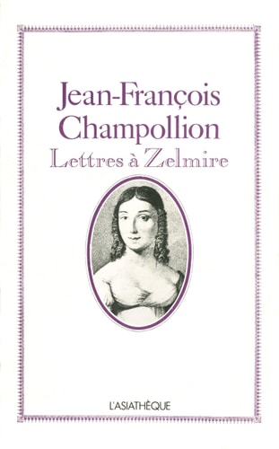 LETTRES A ZELMIRE, de Champollion | portada del libro