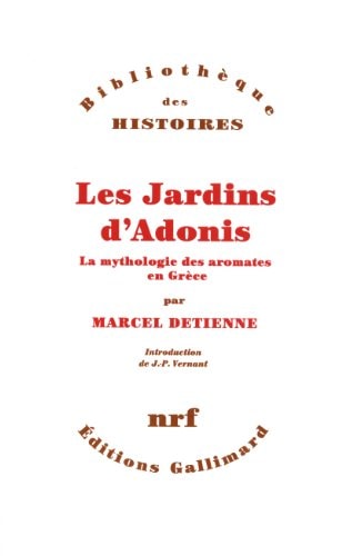 LES JARDINS D'ADONIS, de Marcel Detienne | portada del libro