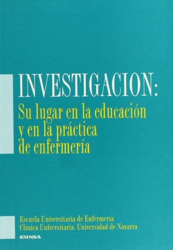 Investigación, de Escuela Universitaria de Enfermería#Clínica Universidad de Navarra | portada del libro