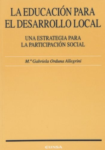 La educación para el desarrollo local, de Orduna Allegrini | portada del libro