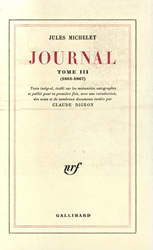 JOURNAL T3, de Michelet | portada del libro