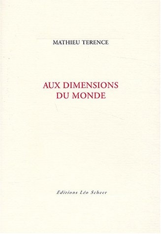 UX DIMENSIONS DU MONDE, de Mathieu Terence | portada del libro