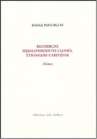 ECHERCHE HERMAPHRODITES, de Basile Panurgias | portada del libro