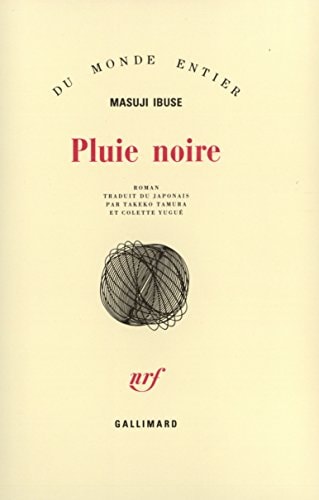 PLUIE NOIRE, de Masuji Ibuse | portada del libro