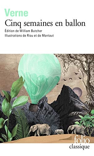 Cinq semaines en ballon, de Jules Verne | portada del libro