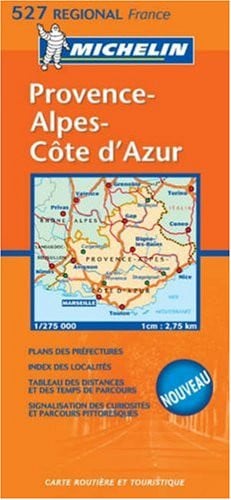 MAPA REGIONAL PROVENCE/ALPES COTE D'AZUR, de SIN AUTOR | portada del libro