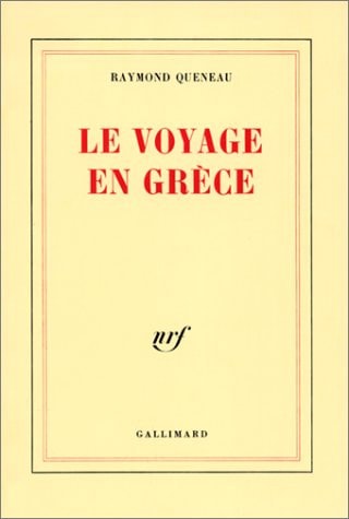 LE VOYAGE EN GRECE, de Queneau | portada del libro