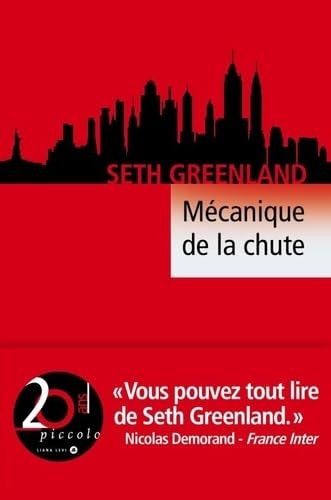 MECANIQUE DE LA CHUTE, de Seth Greenland | portada del libro