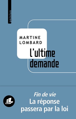 L ULTIME DEMANDE, de Martine Lombard | portada del libro
