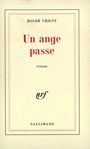 UN ANGE PASSE, de Roger Vrigny | portada del libro