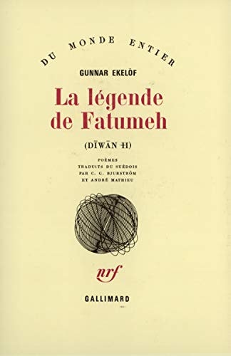 LEGENDE DE FATUMEH, de Ekelöf | portada del libro
