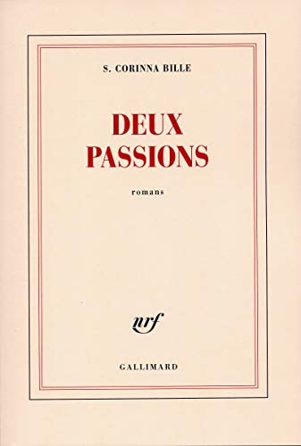 DEUX PASSIONS, de Stéphanie Corinna Bille | portada del libro