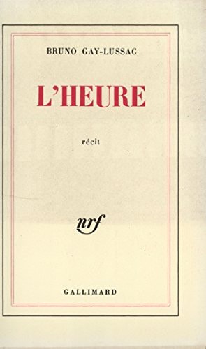 L'HEURE, de Gay-Lussac | portada del libro