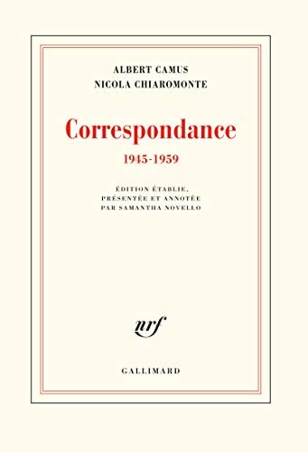 Correspondance (1945-1959), de CAMUS | portada del libro