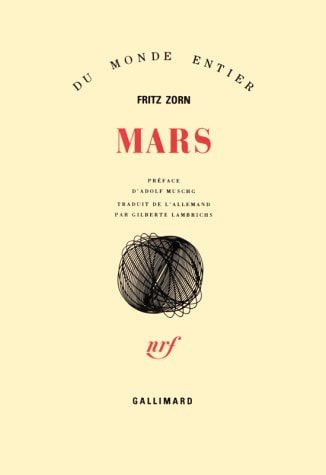 MARS, de Fritz Zorn | portada del libro