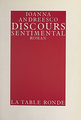 DISCOURS SENTIMENTAL, de Grégoire Dubreuil | portada del libro