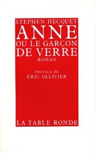 ANNE OU LE GARCON DE VE, de Stephen Hecquet | portada del libro