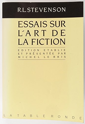 ESSAIS SUR L ART DE FICT, de Robert Louis Stevenson | portada del libro