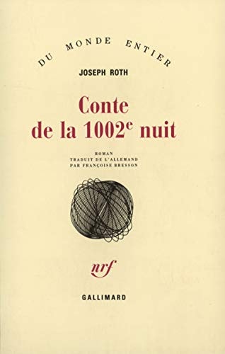 CONTE DE LA 1002E NUIT, de Joseph Roth | portada del libro