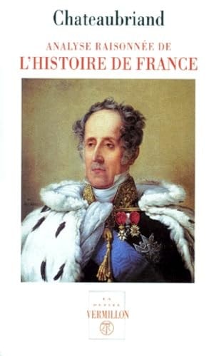 ANAL RAIS DE HIST FRANCE, de Chateaubriand | portada del libro