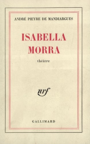 ISABELLA MORRA, de Pieyre de Mandiargues | portada del libro