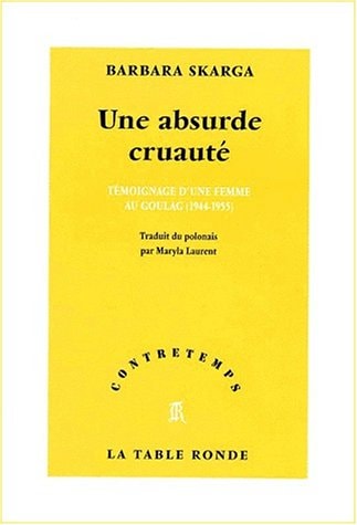 ABSURDE CRUAUTE, de Barbara Skarga | portada del libro