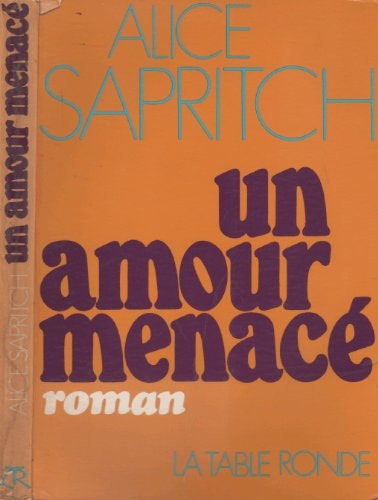 AMOUR MENACE, de Sapritch | portada del libro