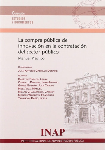 Compra pública de innovación en la contratación del sector público | portada del libro