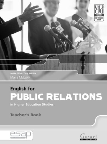 ESAP PUBLIC RELATIONS TEACHER'S BOOK, de Varios autores | portada del libro