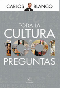 Toda la cultura en 1001 preguntas, de BLANCO | portada del libro