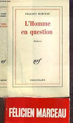 L'HOMME EN QUESTION, de Félicien Marceau | portada del libro