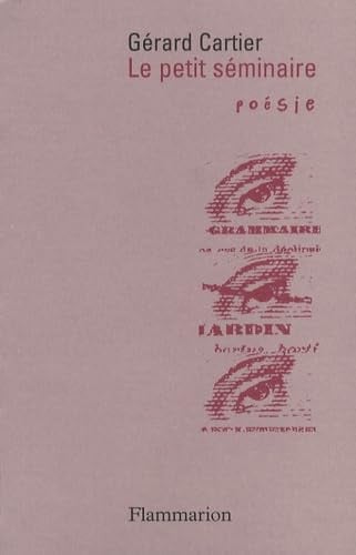 E PETIT SEMINAIRE, de CARTIER GERARD | portada del libro