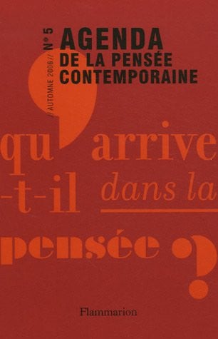 GENDA DE LA PENSEE CONTEMPORAINE N° 5, de JULLIEN FRANCOIS | portada del libro