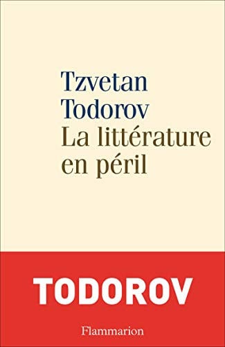 ITTERATURE EN PERIL, de TODOROV TZVETAN | portada del libro