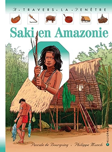 SAKI EN AMAZONIE, de Pascale de Bourgoing | portada del libro