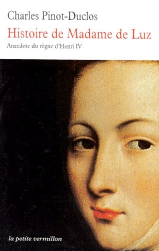 HISTOIRE DE MADAME DE LUZ, de Charles Duclos | portada del libro