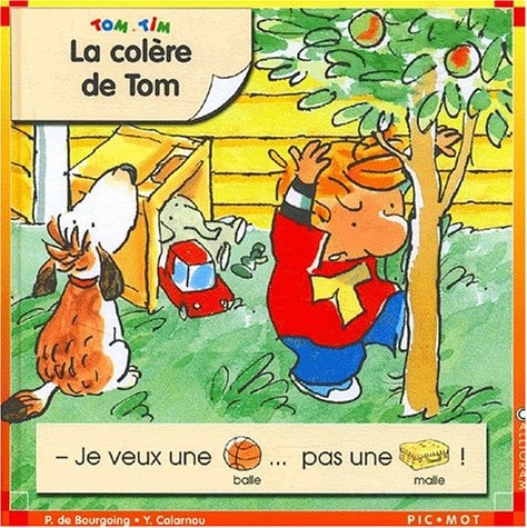 TOM ET TIM LA COLERE DE TOM, de Pascale de Bourgoing | portada del libro
