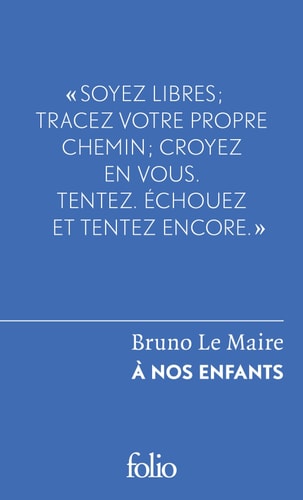 A NOS ENFANTS, de Bruno Le Maire | portada del libro