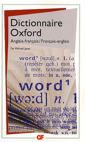 ICTIONNAIRE OXFORD, de JANES MICHAEL | portada del libro