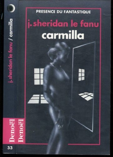 CARMILLA, de Joseph Sheridan Le Fanu | portada del libro