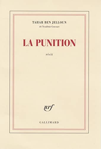 LA PUNITION, de Tahar Ben Jelloun | portada del libro