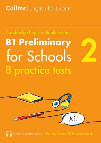 PRACTICE TESTS FOR B1 PRELIMINARY FOR SCHOOLS PET VOLUMEN 2, de Varios autores | portada del libro