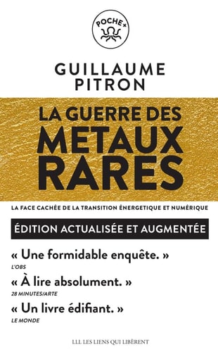 A GUERRE DES METAUX RARES (POCHE), de Guillaume Pitron | portada del libro