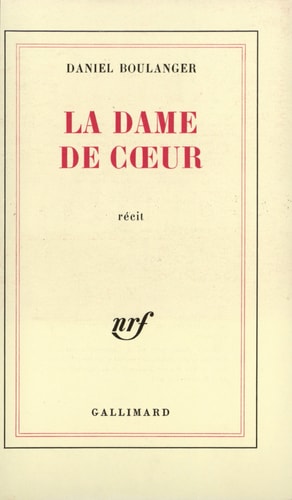 LA DAME DE COEUR, de Daniel Boulanger | portada del libro